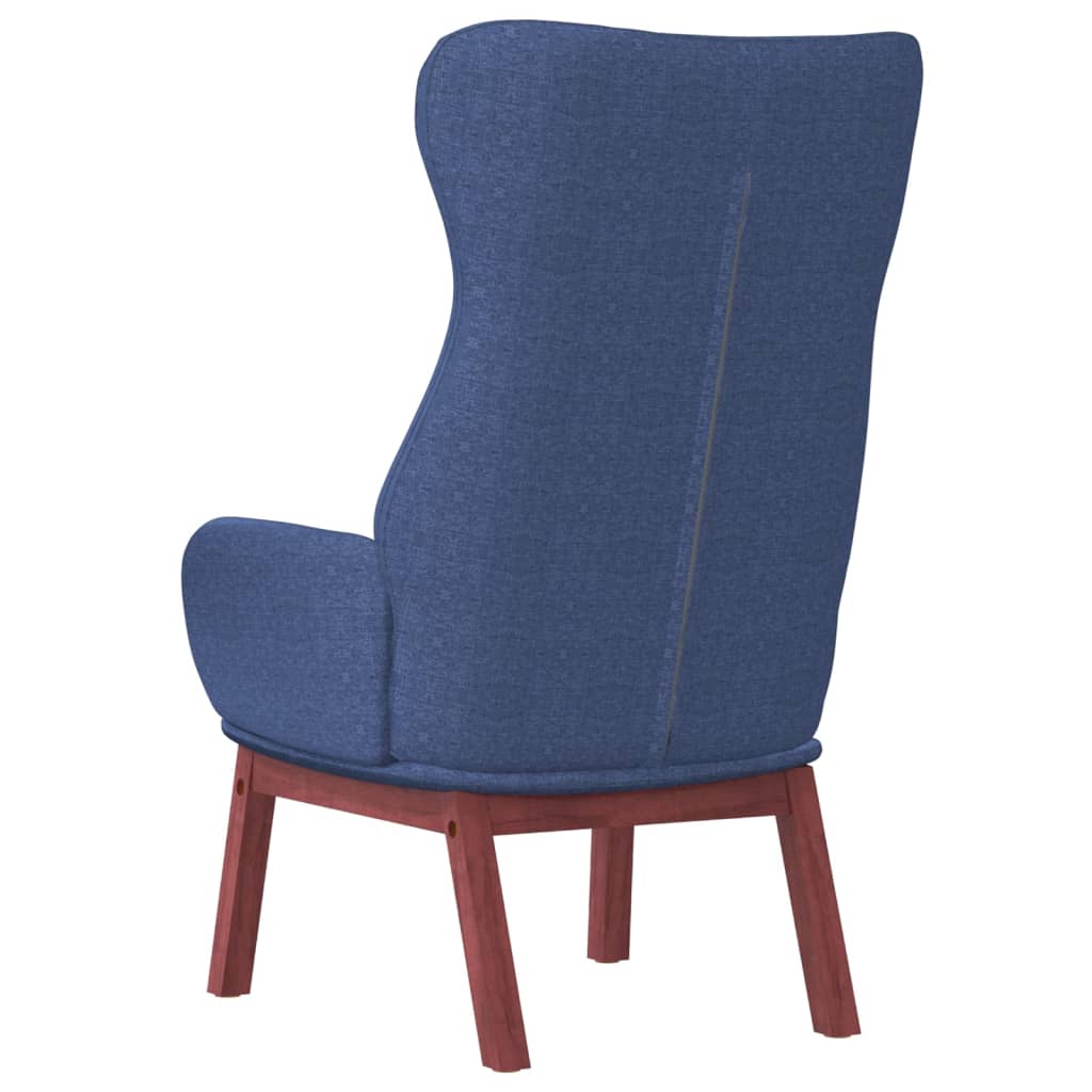 Scaun de relaxare, albastru, material textil GartenMobel Dekor