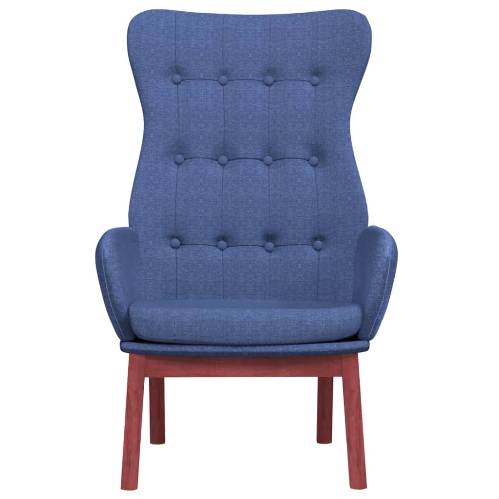 Scaun de relaxare, albastru, material textil GartenMobel Dekor