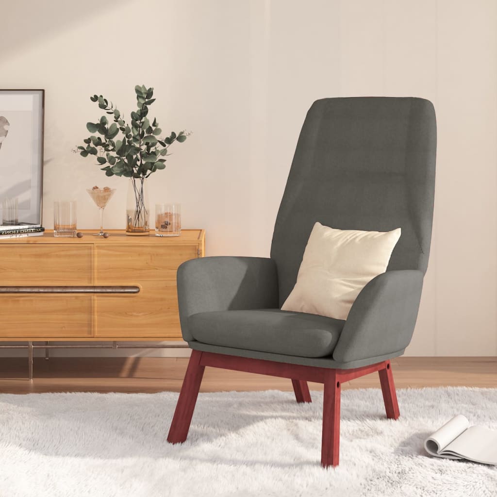 Scaun de relaxare, gri deschis, material textil GartenMobel Dekor