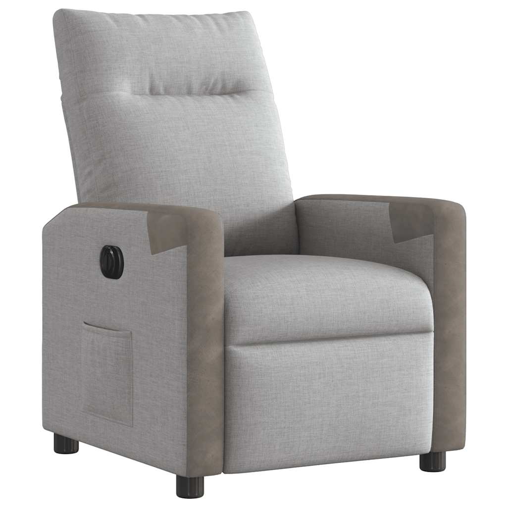 Scaun reclinabil electric Cloud Grey Fabric GartenMobel Dekor