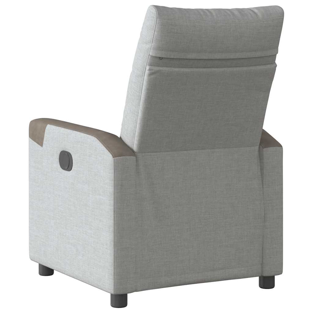 Scaun reclinabil electric Cloud Grey Fabric GartenMobel Dekor