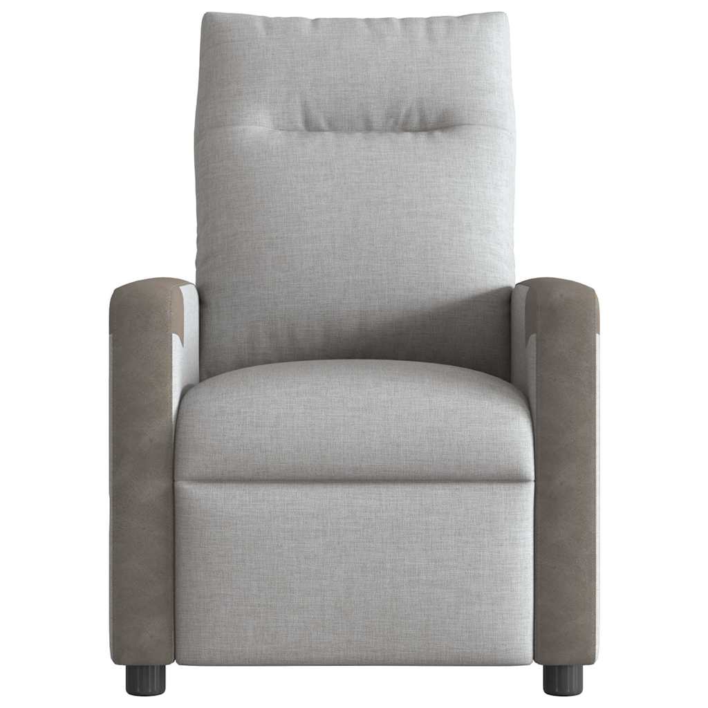 Scaun reclinabil electric Cloud Grey Fabric GartenMobel Dekor