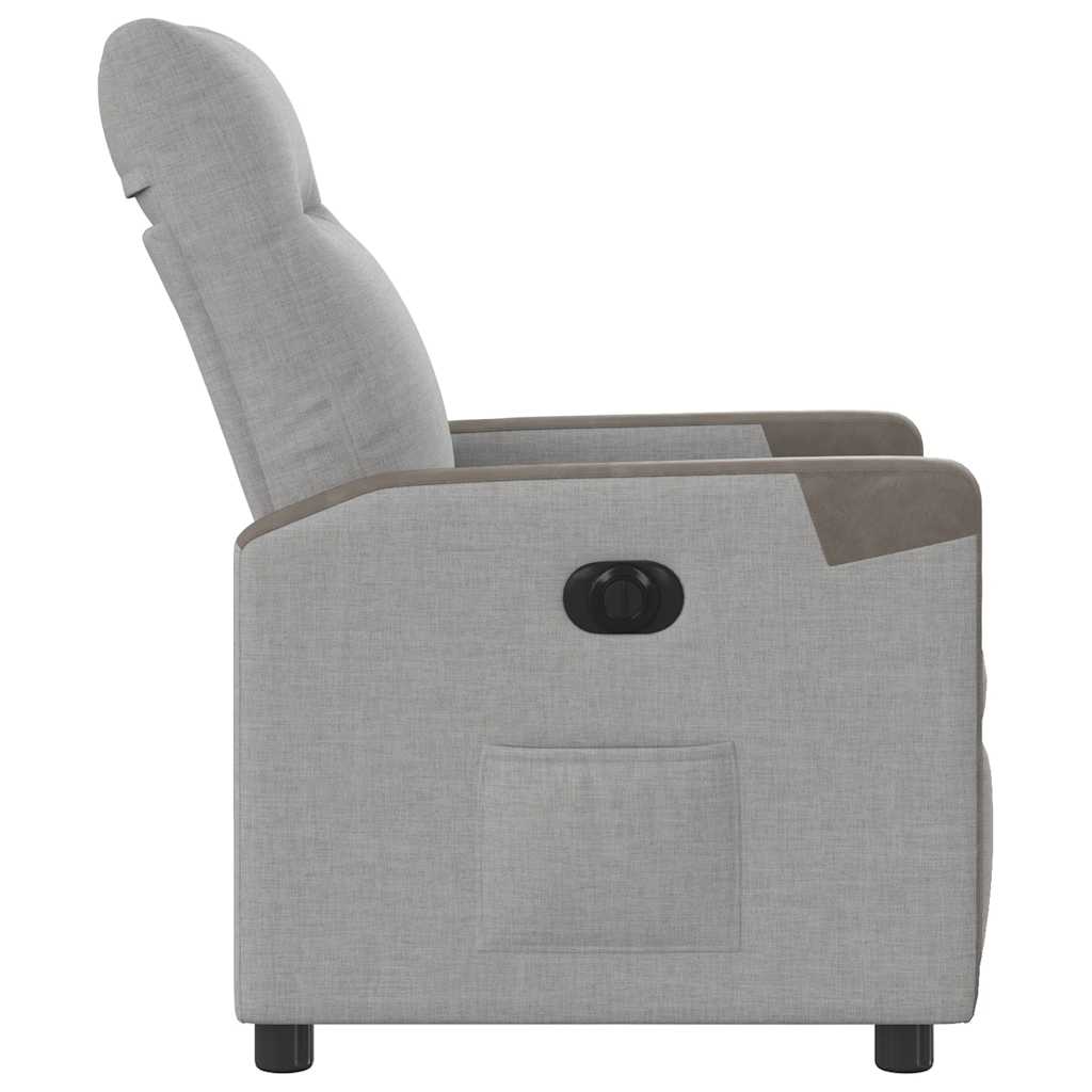 Scaun reclinabil electric Cloud Grey Fabric GartenMobel Dekor