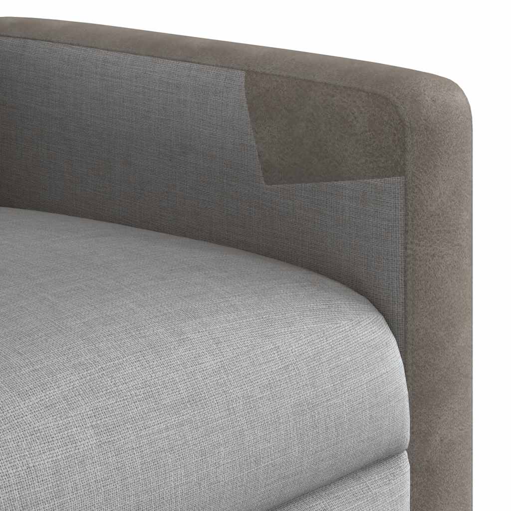 Scaun reclinabil electric pentru masaj Cloud Grey Fabric GartenMobel Dekor