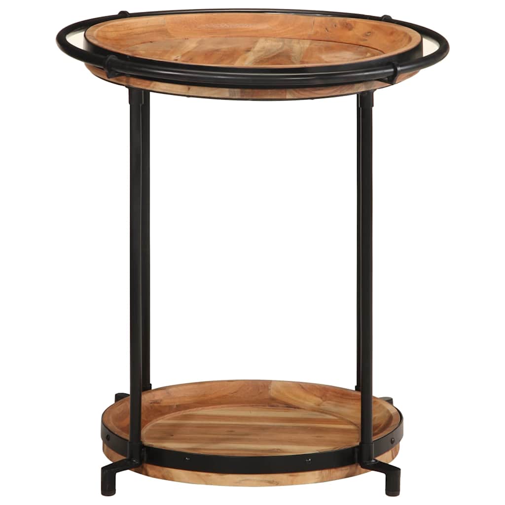 Masă laterală, Ø55x60 cm, lemn masiv de acacia GartenMobel Dekor