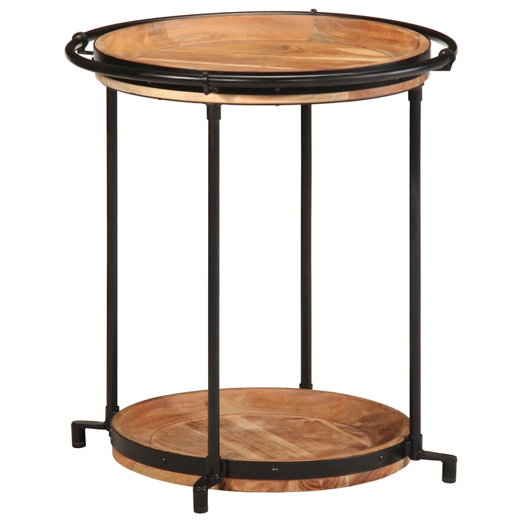 Masă laterală, Ø55x60 cm, lemn masiv de acacia GartenMobel Dekor
