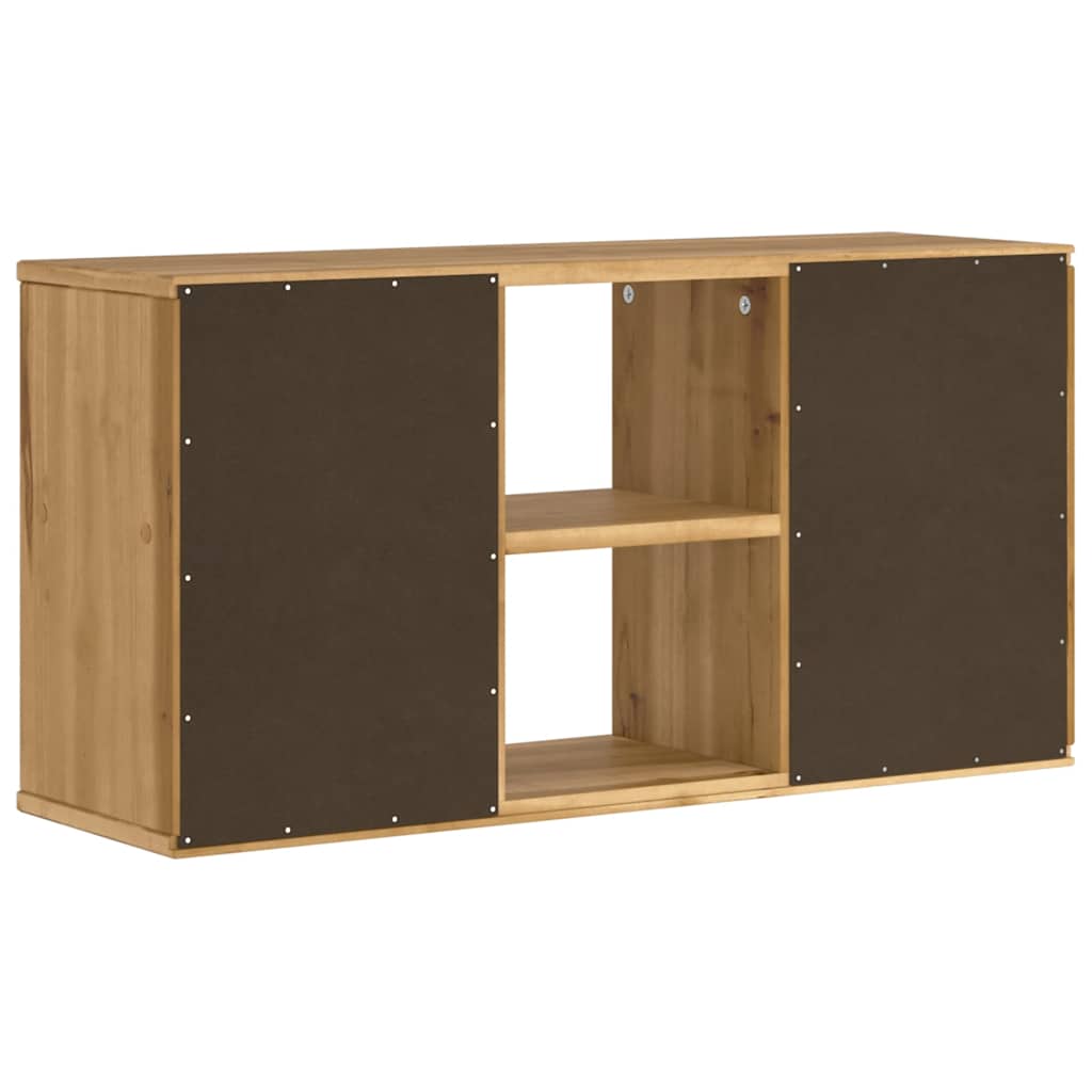 Dulap TV „ODDA” 79x24x40 cm din lemn masiv de pin GartenMobel Dekor