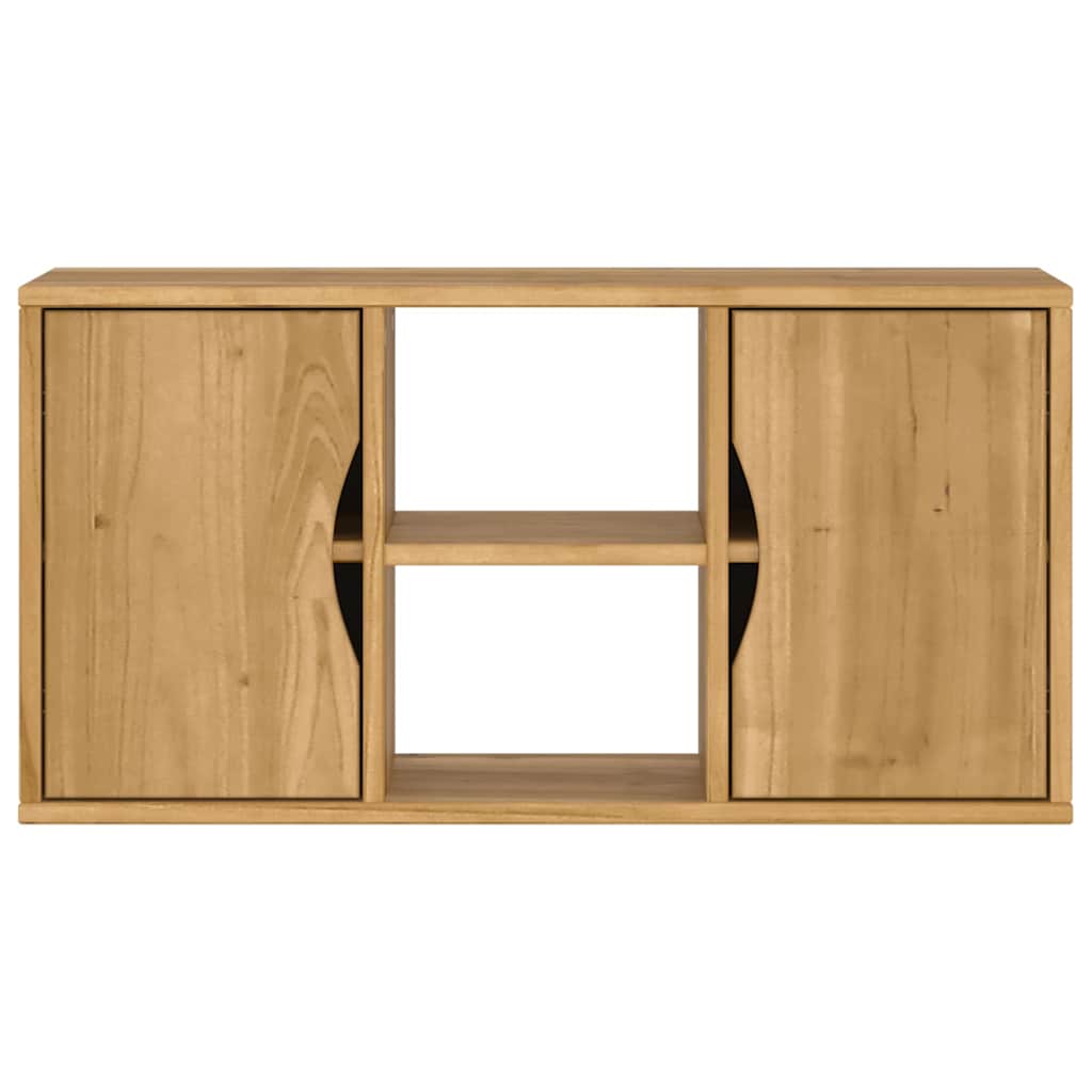 Dulap TV „ODDA” 79x24x40 cm din lemn masiv de pin GartenMobel Dekor