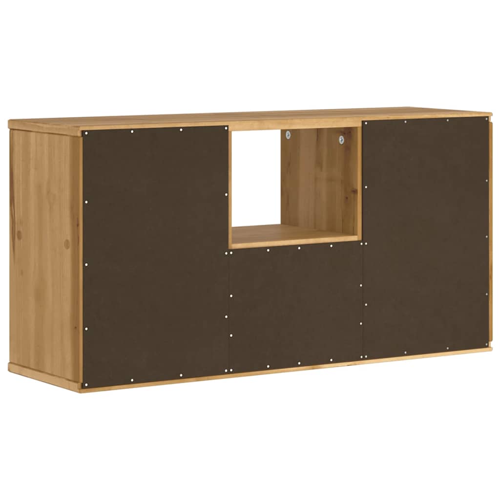 Dulap TV cu sertar „ODDA” 79x24x40 cm lemn masiv de pin GartenMobel Dekor