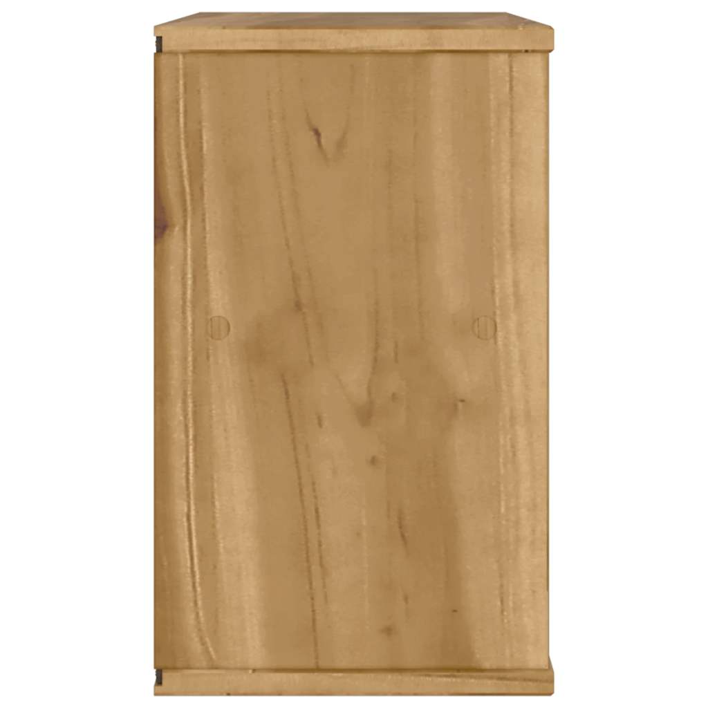 Dulap TV cu sertar „ODDA” 79x24x40 cm lemn masiv de pin GartenMobel Dekor