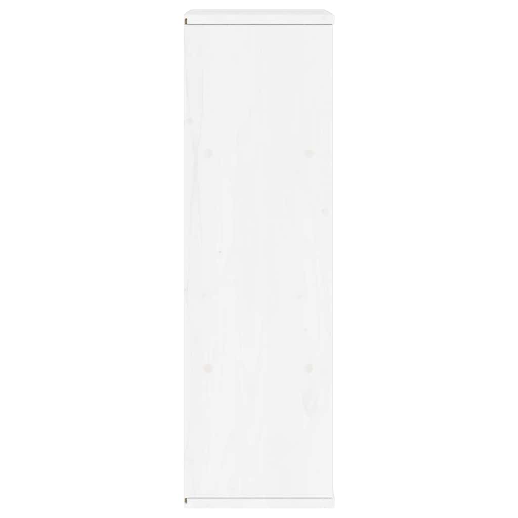 Dulap lateral „ODDA” alb 40x24x79 cm, lemn masiv de pin GartenMobel Dekor