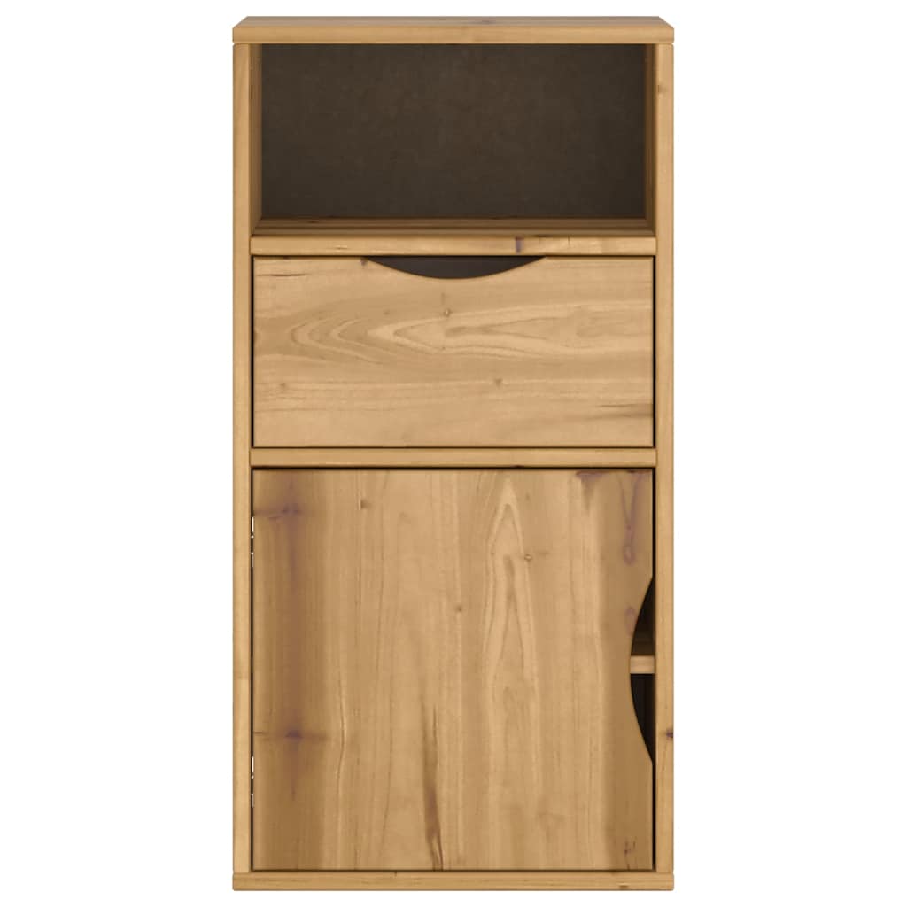 Dulap lateral cu sertar „ODDA” 40x24x79 cm lemn masiv de pin GartenMobel Dekor