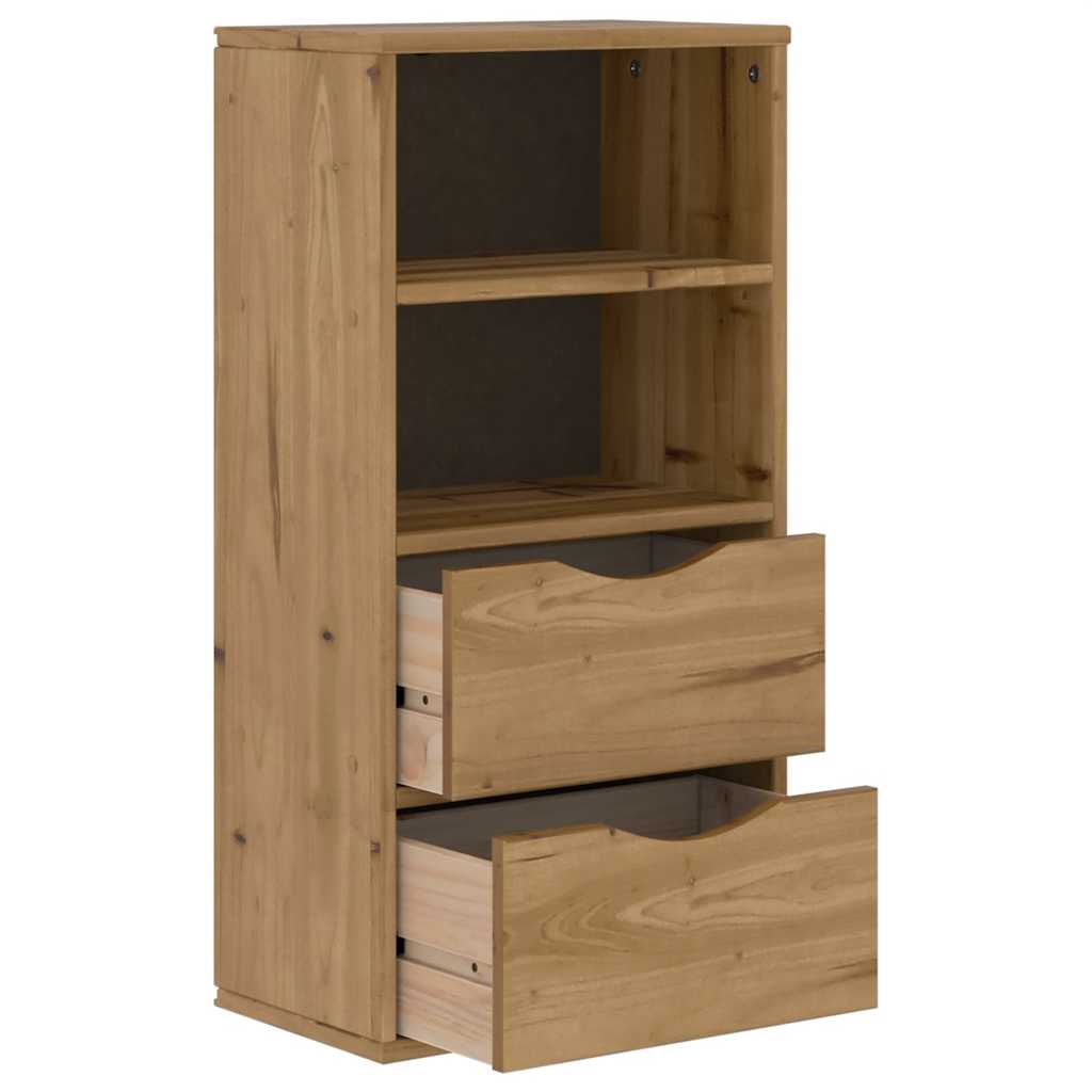 Dulap lateral cu sertare „ODDA” 40x24x79 cm lemn masiv de pin GartenMobel Dekor
