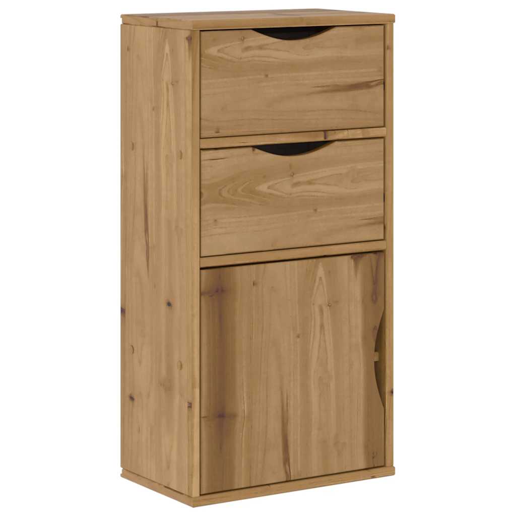 Dulap lateral cu sertare „ODDA” 40x24x79 cm lemn masiv de pin GartenMobel Dekor