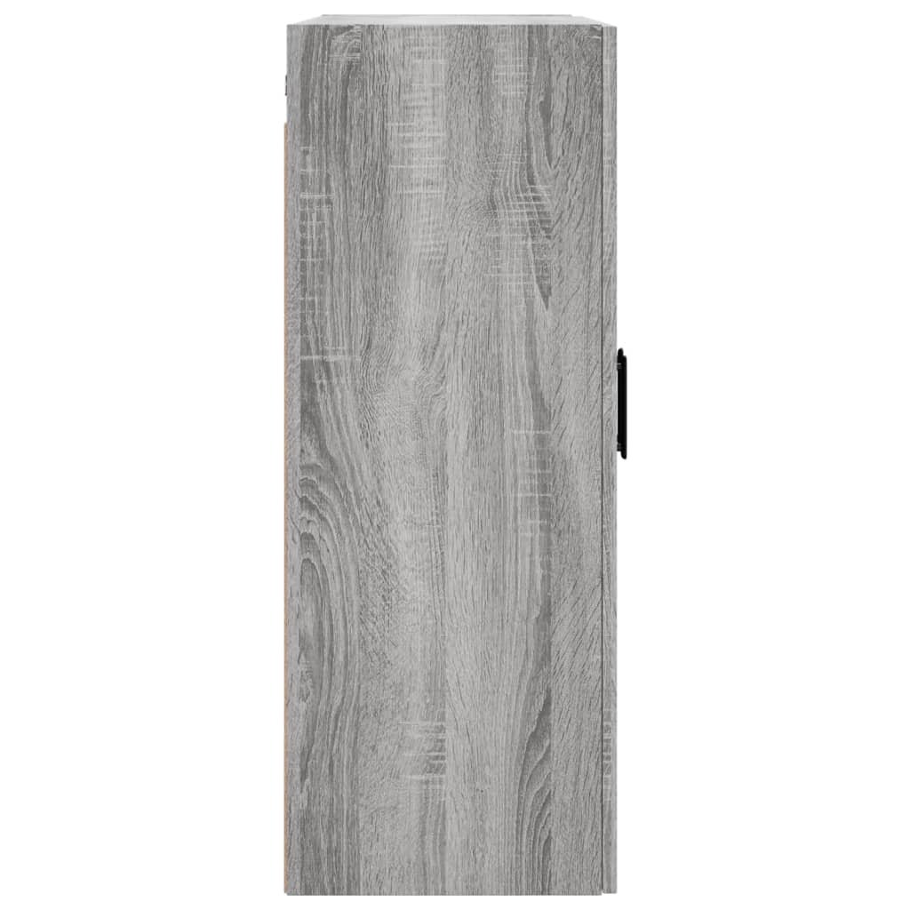 Dulap montat pe perete, gri sonoma, 69,5x34x90 cm GartenMobel Dekor