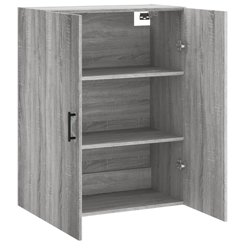 Dulap montat pe perete, gri sonoma, 69,5x34x90 cm GartenMobel Dekor
