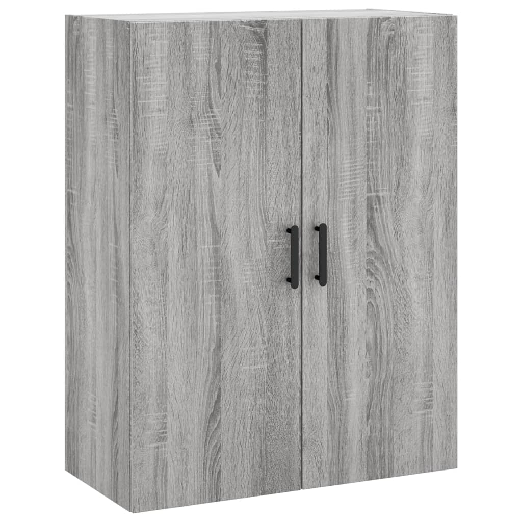 Dulap montat pe perete, gri sonoma, 69,5x34x90 cm GartenMobel Dekor