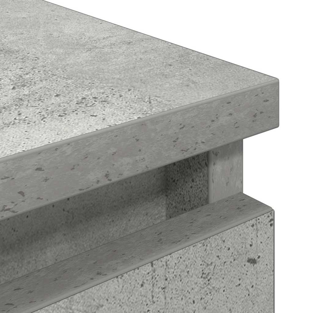Comodă TV, gri beton, 100x35x54 cm, lemn prelucrat GartenMobel Dekor