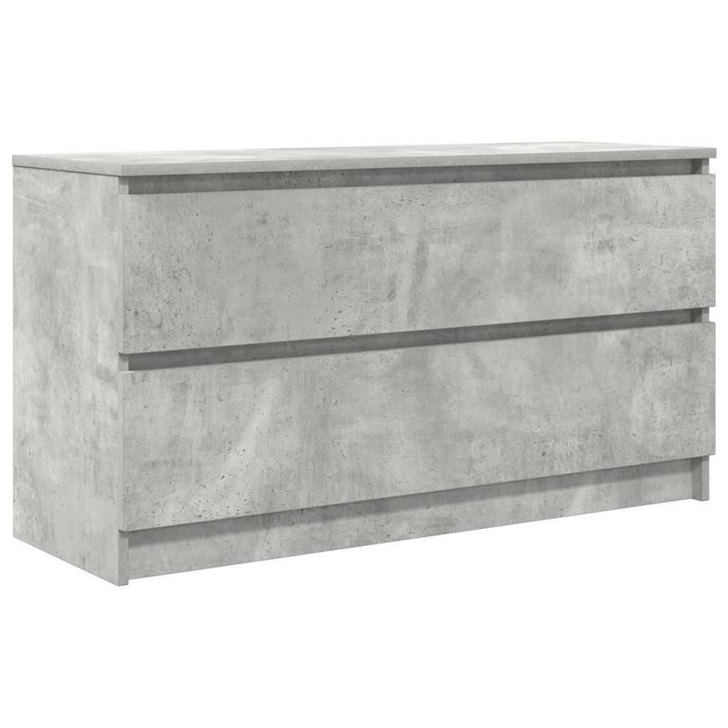 Comodă TV, gri beton, 100x35x54 cm, lemn prelucrat GartenMobel Dekor