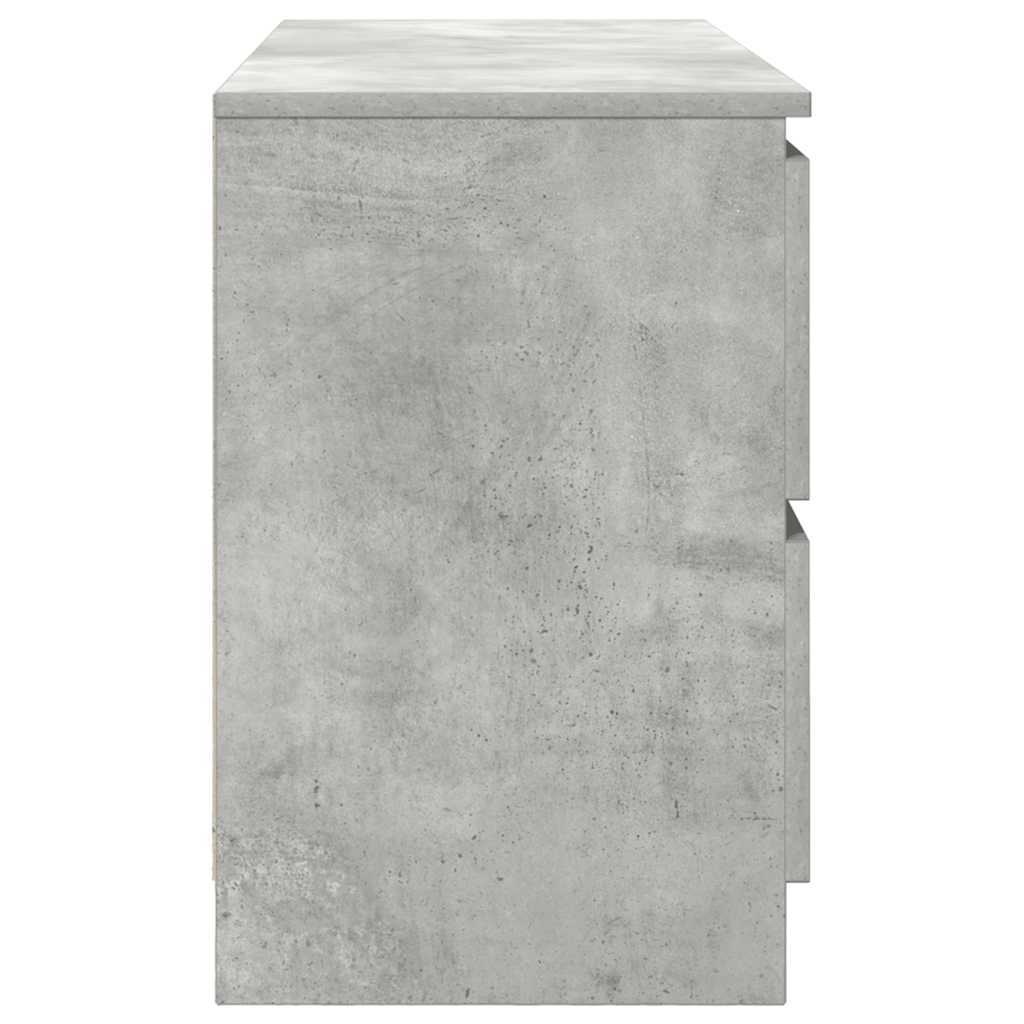 Comodă TV, gri beton, 100x35x54 cm, lemn prelucrat GartenMobel Dekor