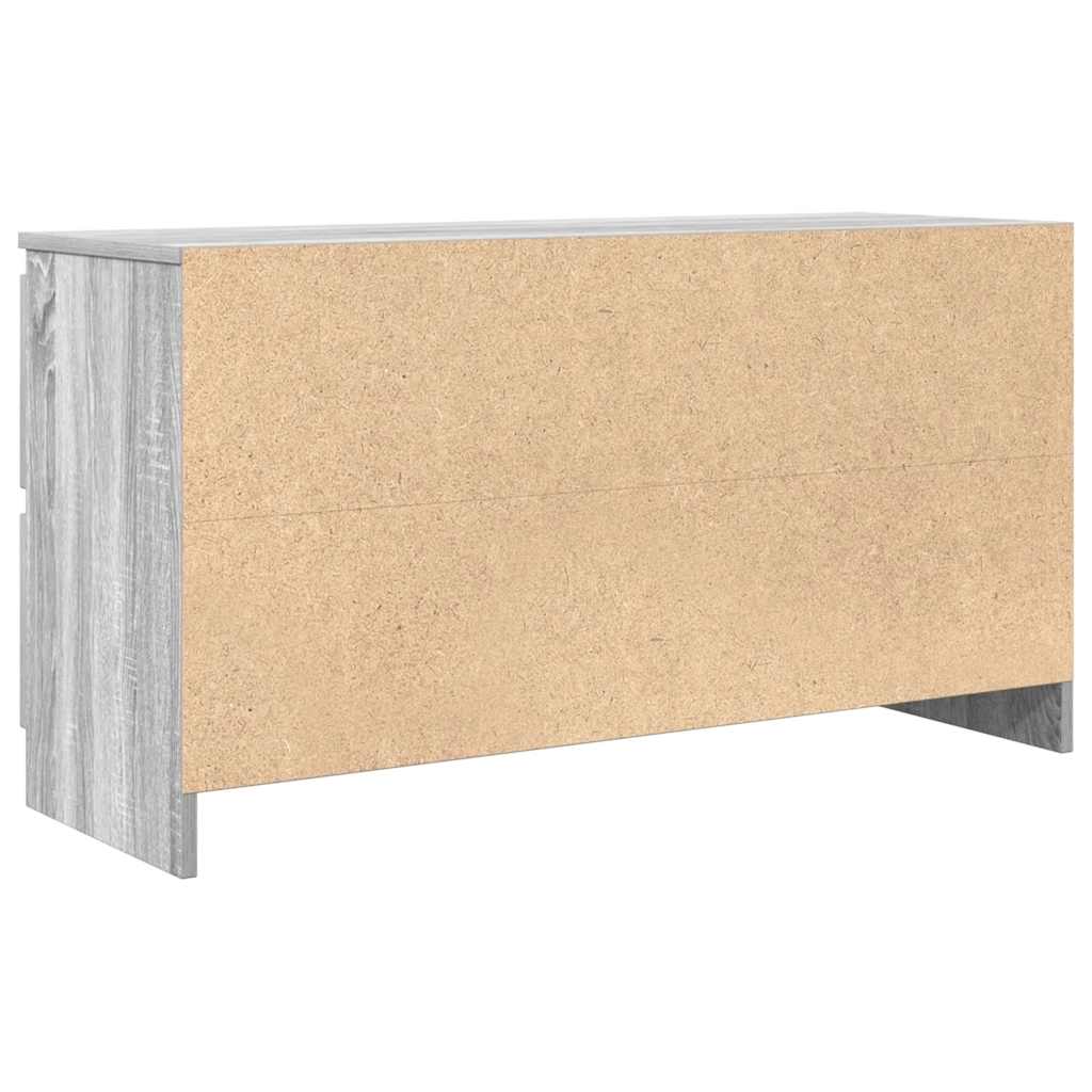 Comodă TV, gri sonoma, 100x35x54 cm, lemn compozit GartenMobel Dekor