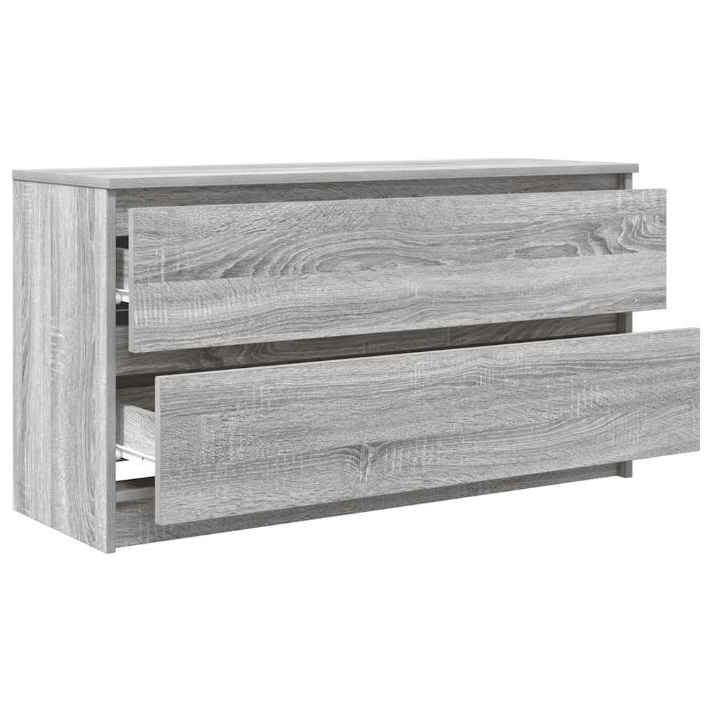 Comodă TV, gri sonoma, 100x35x54 cm, lemn compozit GartenMobel Dekor