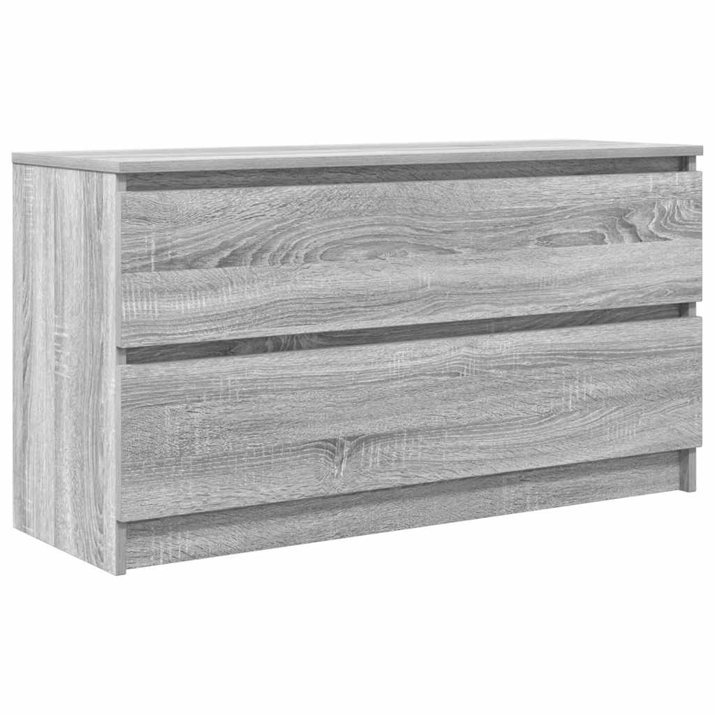 Comodă TV, gri sonoma, 100x35x54 cm, lemn compozit GartenMobel Dekor
