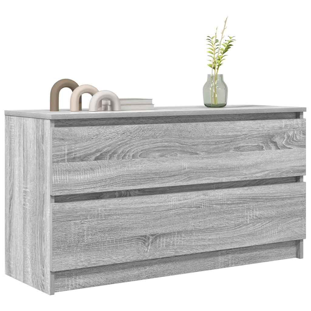 Comodă TV, gri sonoma, 100x35x54 cm, lemn compozit GartenMobel Dekor