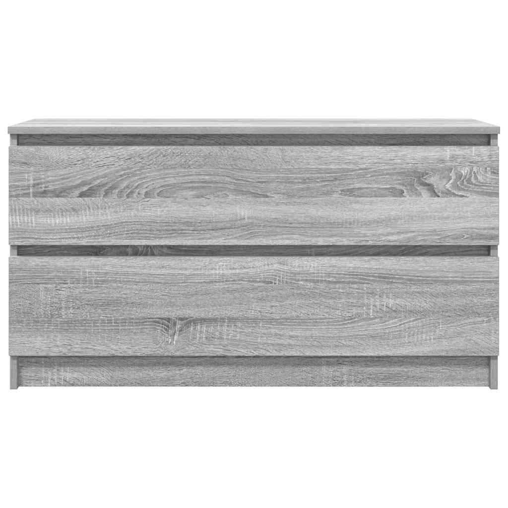 Comodă TV, gri sonoma, 100x35x54 cm, lemn compozit GartenMobel Dekor