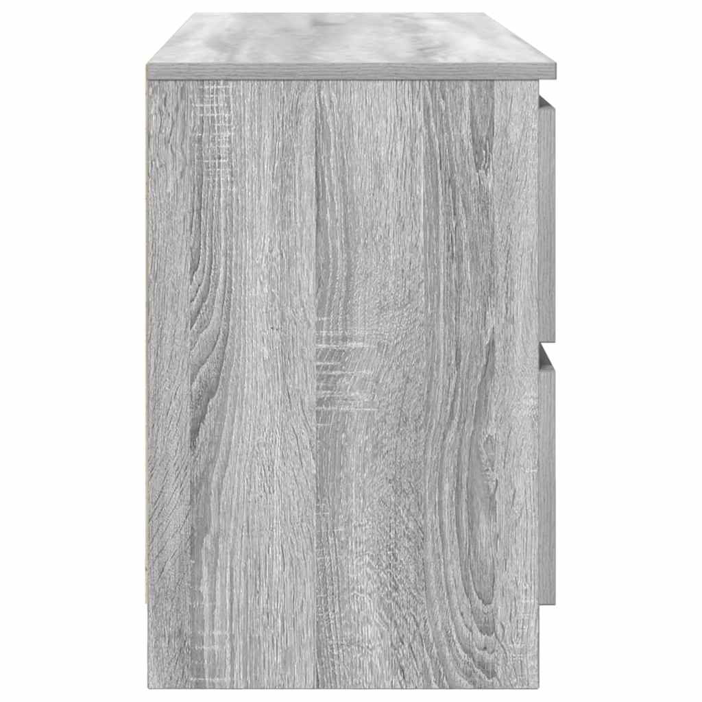 Comodă TV, gri sonoma, 100x35x54 cm, lemn compozit GartenMobel Dekor