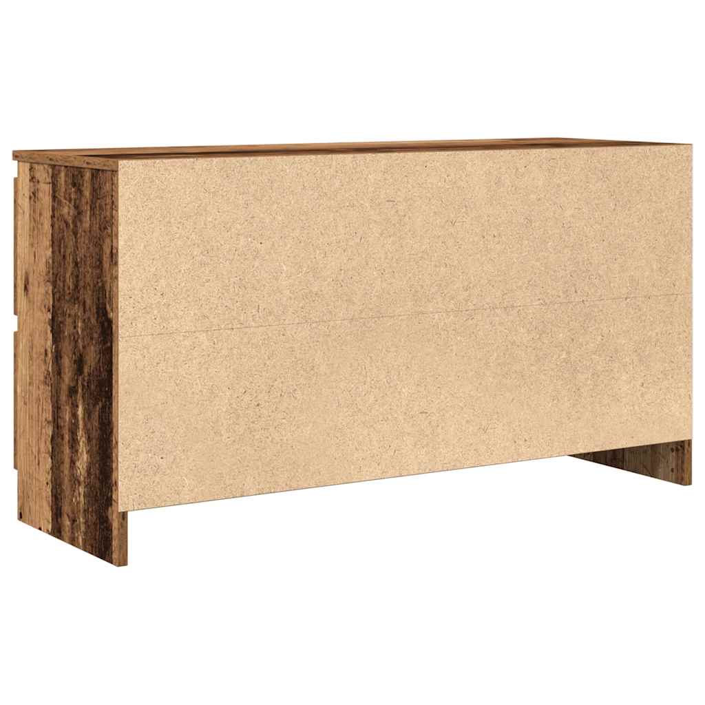 Comodă TV, lemn vechi, 100x35x54 cm, lemn prelucrat GartenMobel Dekor