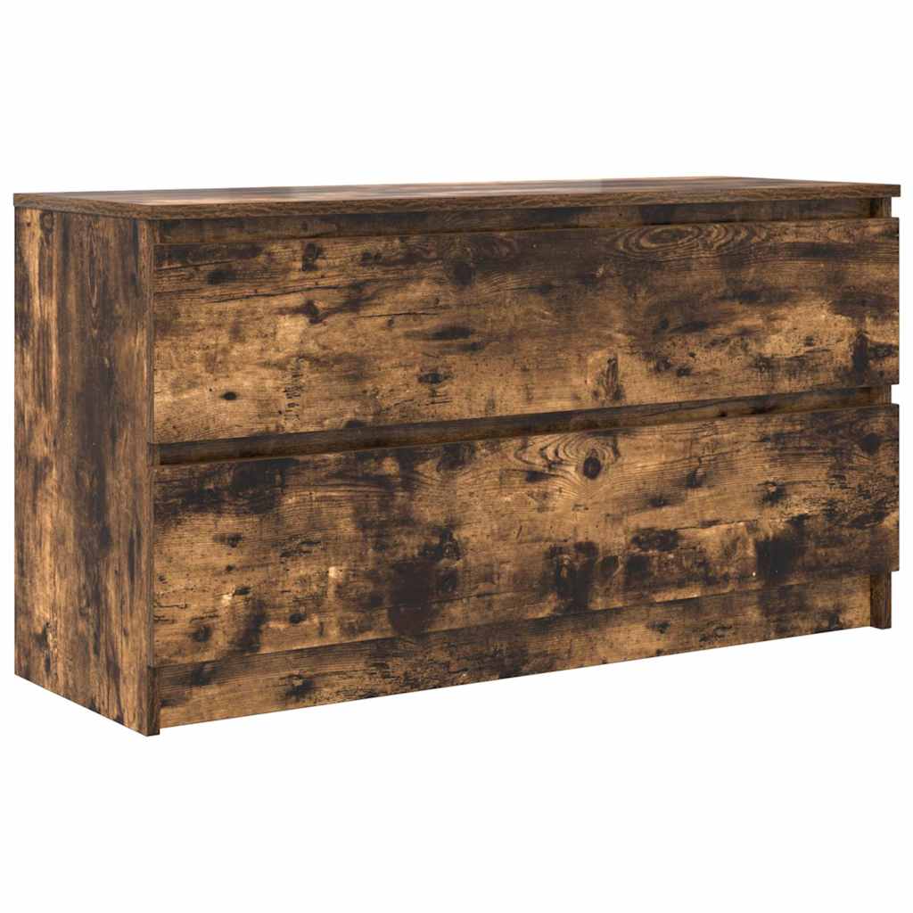 Comodă TV, stejar fumuriu, 100x35x54 cm, lemn compozit GartenMobel Dekor