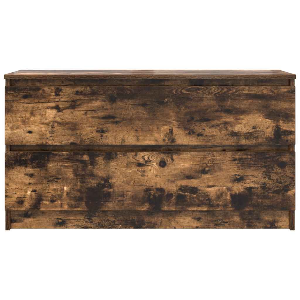 Comodă TV, stejar fumuriu, 100x35x54 cm, lemn compozit GartenMobel Dekor