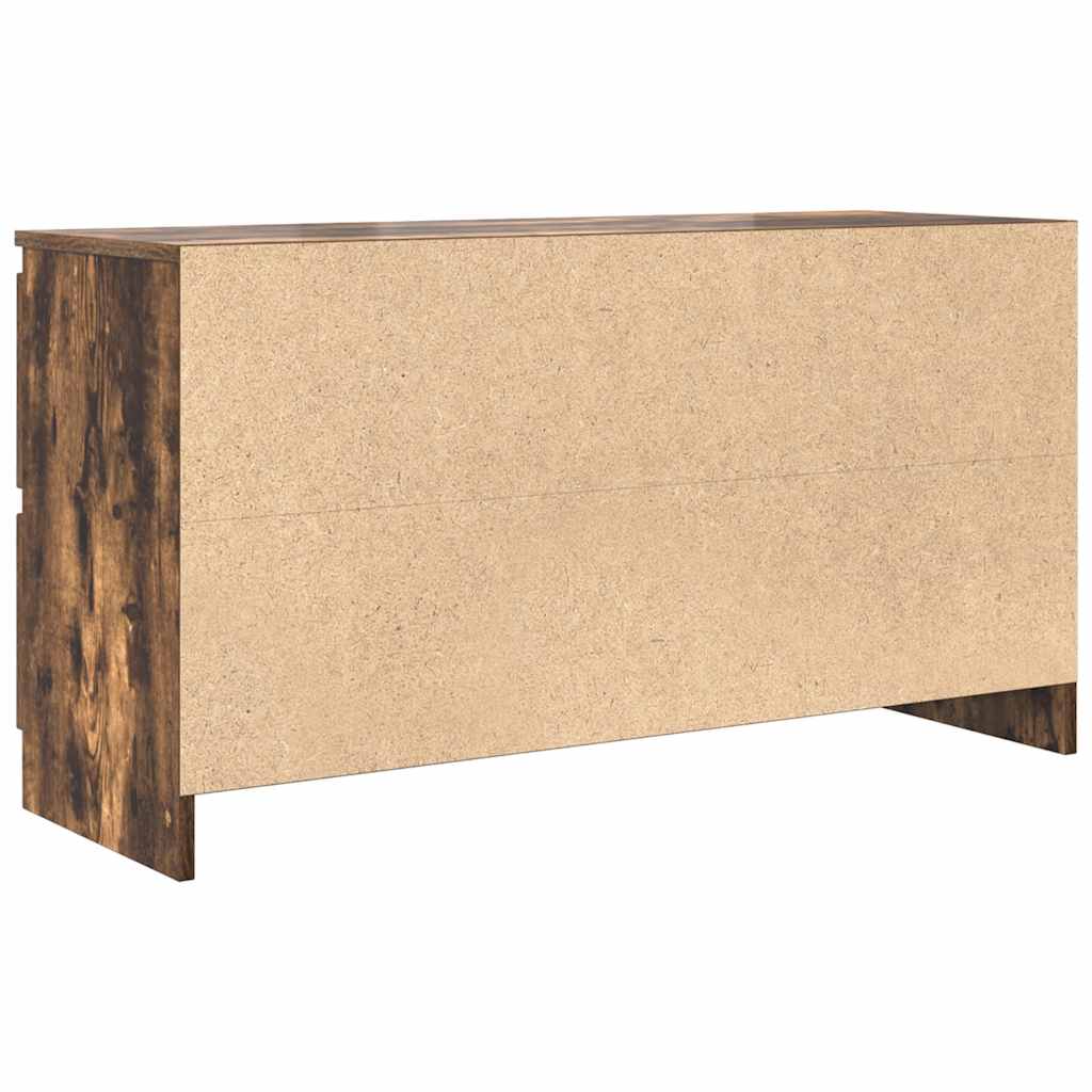 Comodă TV, stejar fumuriu, 100x35x54 cm, lemn compozit GartenMobel Dekor
