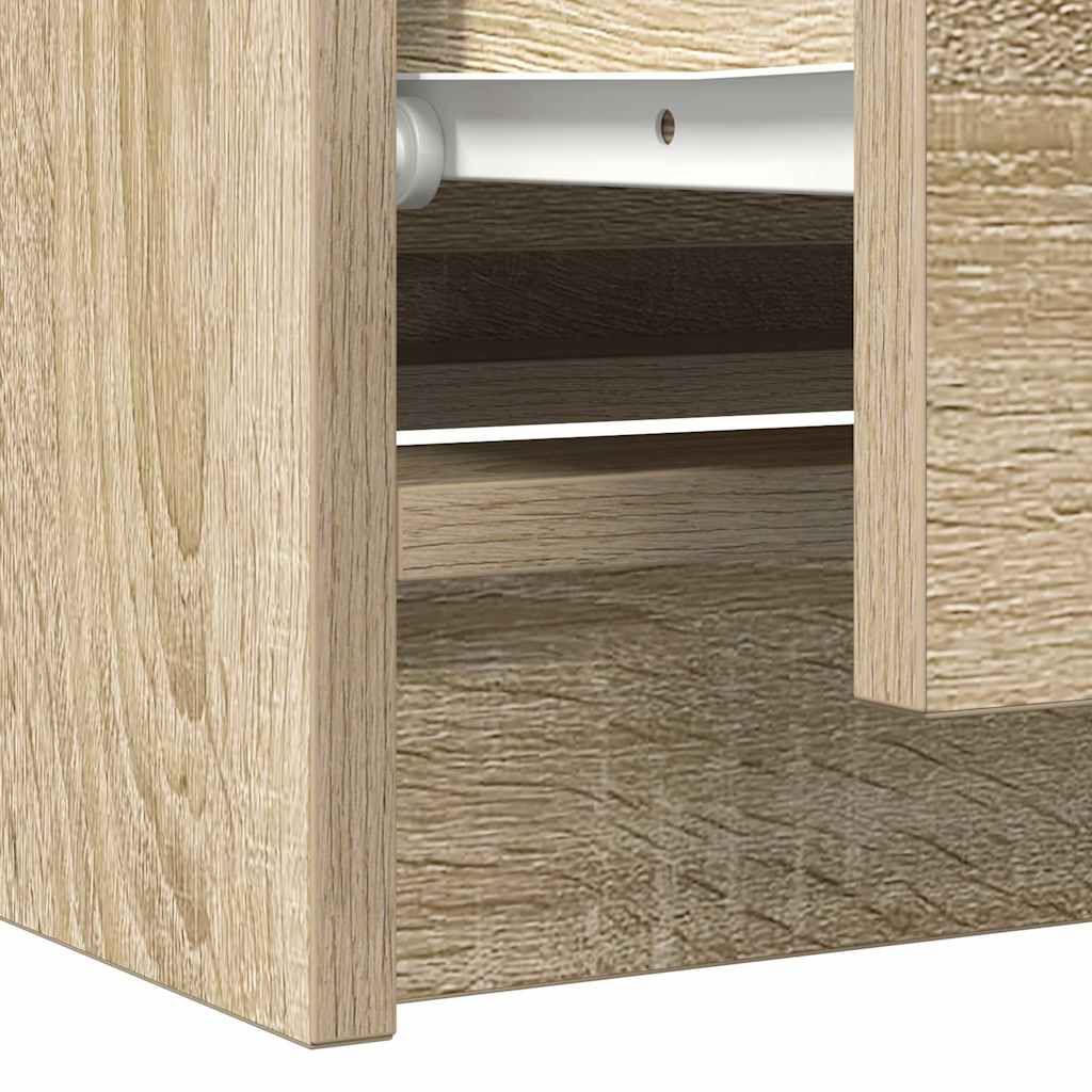 Comodă TV, stejar sonoma, 100x35x54 cm, lemn prelucrat GartenMobel Dekor