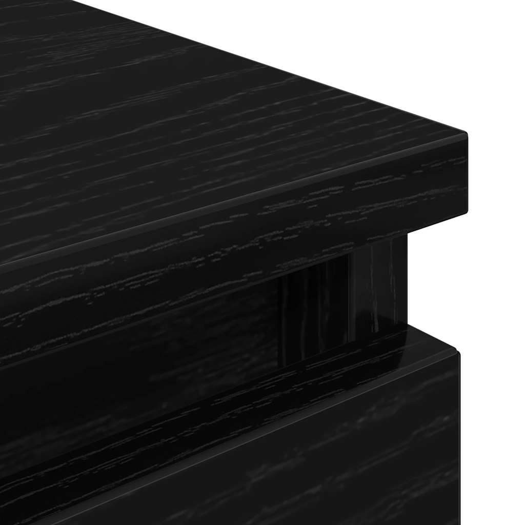 Dulap TV, negru, 100x35x54 cm, lemn prelucrat GartenMobel Dekor