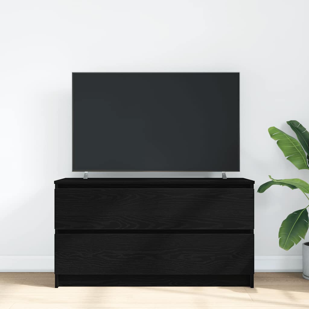 Dulap TV, negru, 100x35x54 cm, lemn prelucrat GartenMobel Dekor