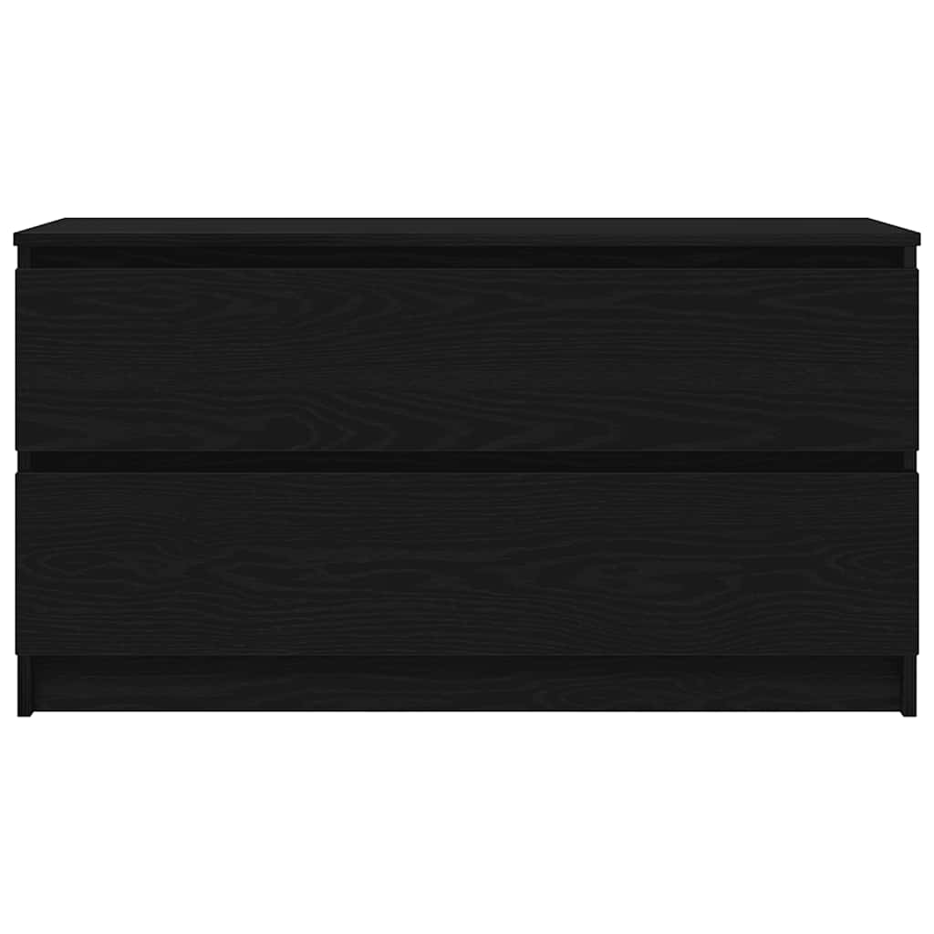 Dulap TV, negru, 100x35x54 cm, lemn prelucrat GartenMobel Dekor