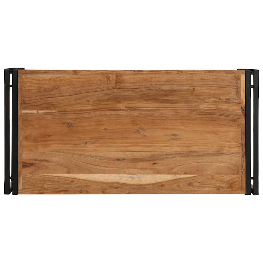 Masuta de cafea 100x50x35 cm din lemn masiv de salcam GartenMobel Dekor