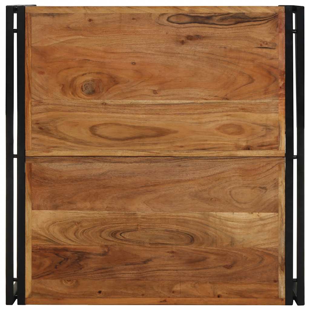 Masuta de cafea 80x80x35 cm din lemn masiv de salcam GartenMobel Dekor
