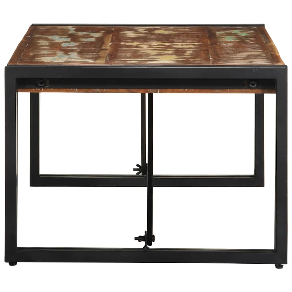 Masuta de cafea multicolora 100x50x35 cm lemn masiv recuperat GartenMobel Dekor
