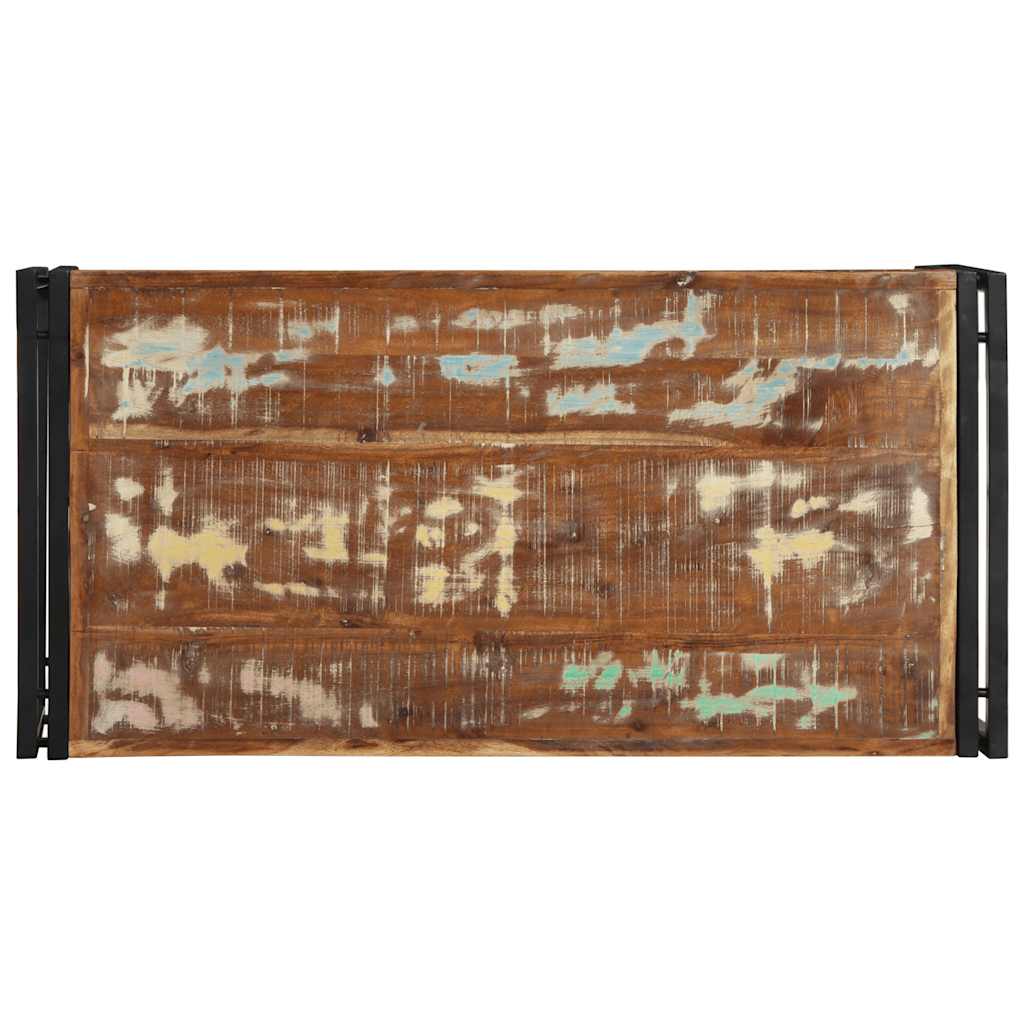 Masuta de cafea multicolora 100x50x35 cm lemn masiv recuperat GartenMobel Dekor