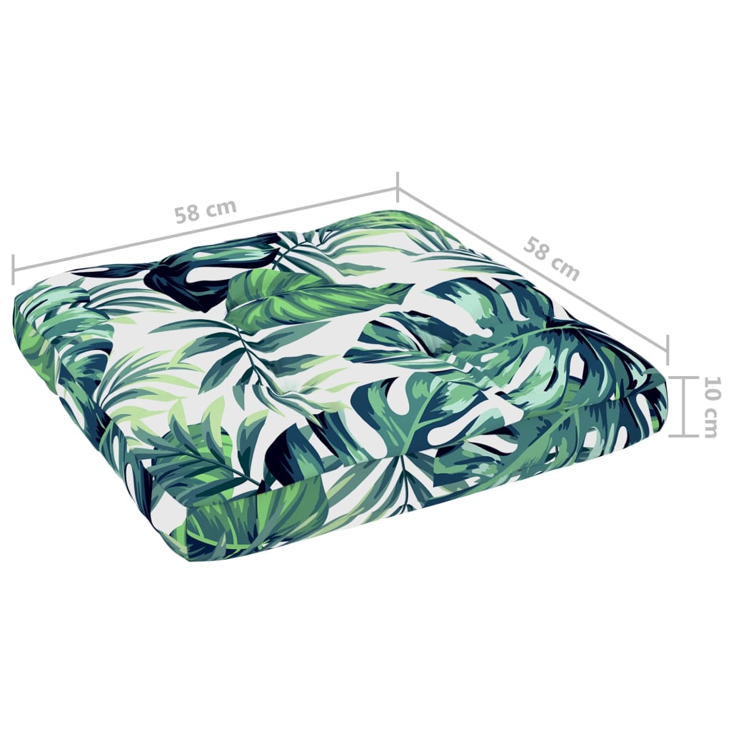 Otoman din paleți de grădină, alb, lemn de pin tratat GartenMobel Dekor