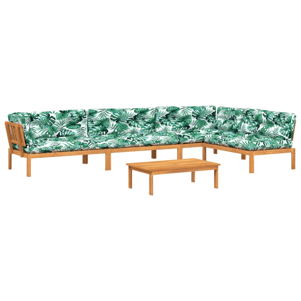 Set canapele de grădină cu perne din paleți 5 piese lemn acacia GartenMobel Dekor