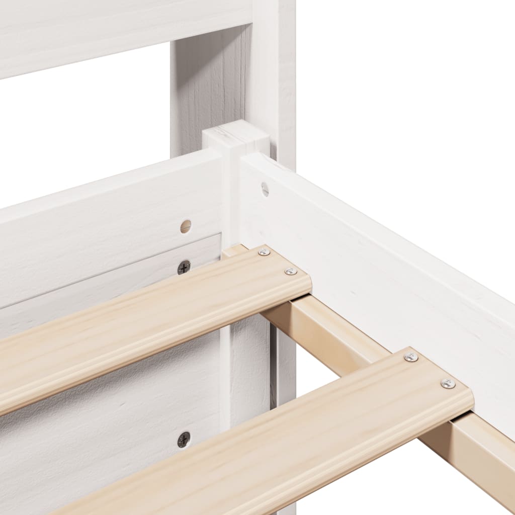 Cadru de pat cu tăblie fără saltea, alb, 180x200 cm GartenMobel Dekor