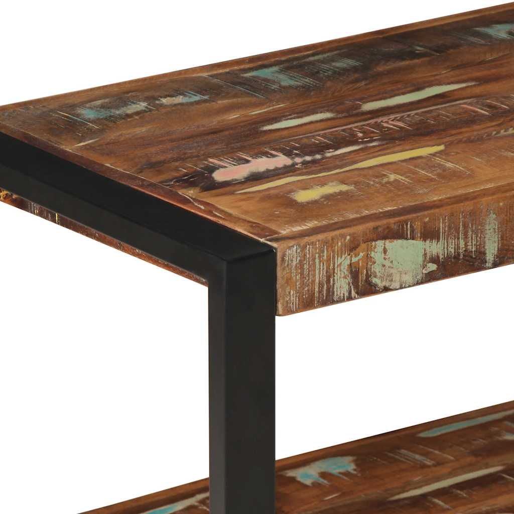 Suport pentru haine multicolor 80x40x190cm Lemn masiv recuperat GartenMobel Dekor