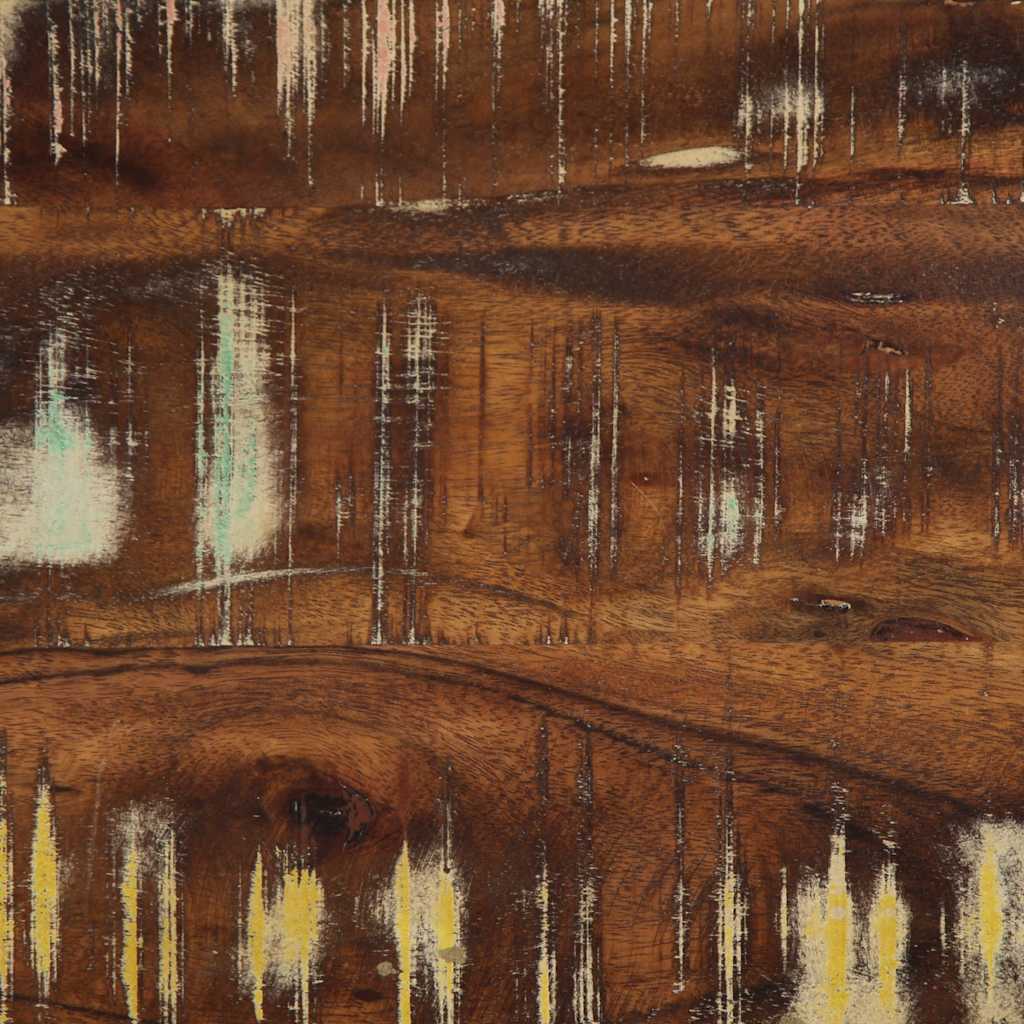 Suport pentru haine multicolor 80x40x190cm Lemn masiv recuperat GartenMobel Dekor