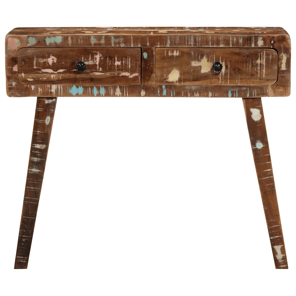 Masă consolă, 90x32x75 cm, lemn masiv recuperat GartenMobel Dekor