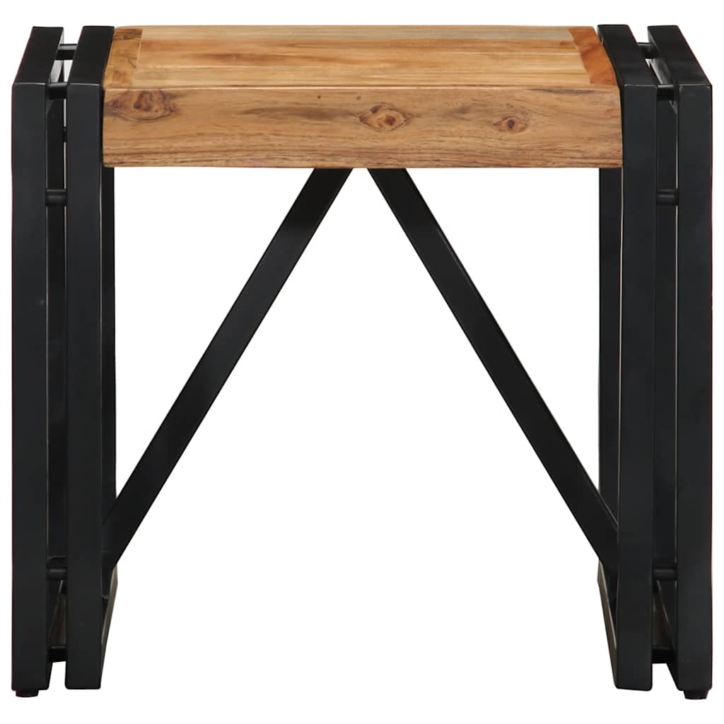 Masuta de cafea 40x40x35 cm din lemn masiv de salcam GartenMobel Dekor
