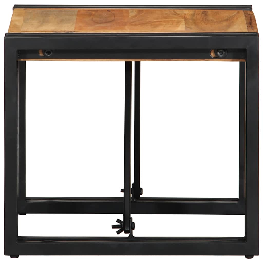 Masuta de cafea 40x40x35 cm din lemn masiv de salcam GartenMobel Dekor